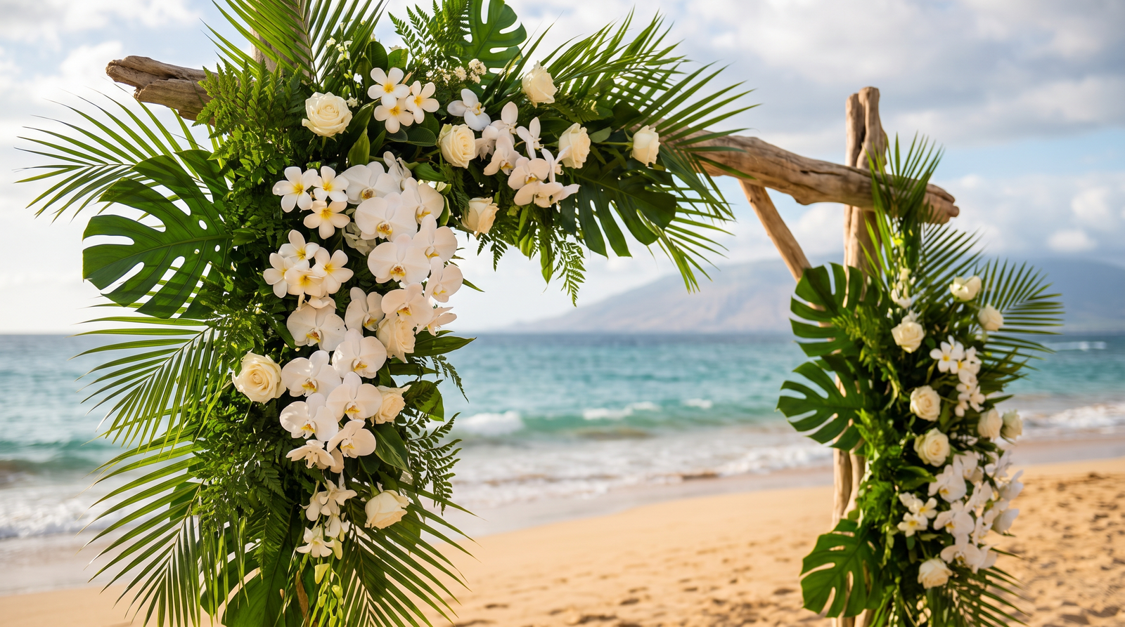 Ceremonia de boda al aire libre con vista al malecón de Puerto Vallarta
